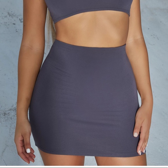 Oh Polly High Waisted Bodicon Mini Skirt - Picture 4 of 7